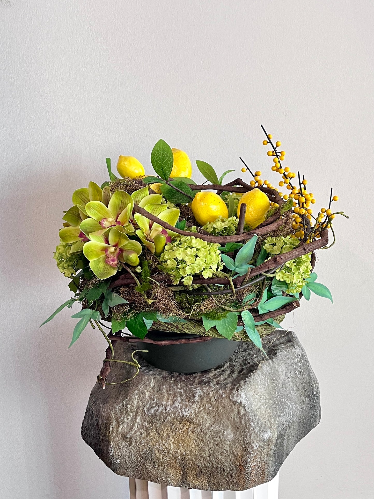 Sculptural Citrus Twist