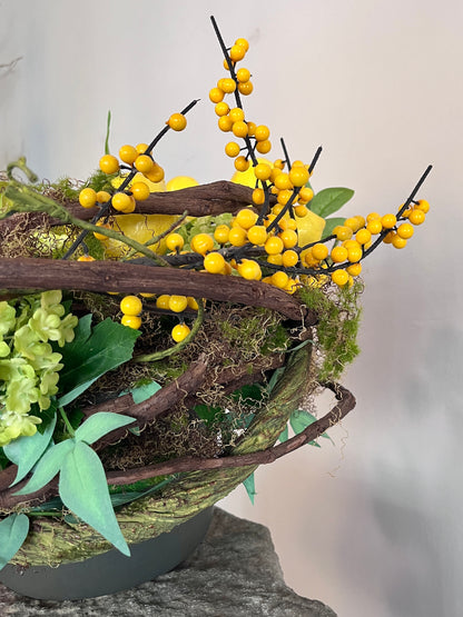 Sculptural Citrus Twist